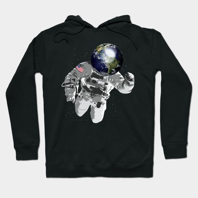 US Astronaut Hoodie by avshirtnation